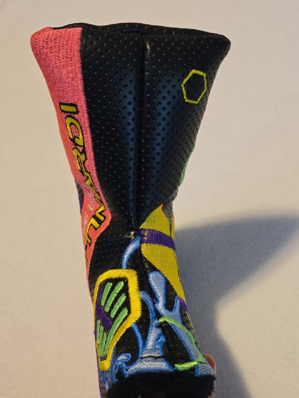 RARE Bettinardi Colorful Made in USA Putter Headcover - Pink & Black - Picture 9 of 12